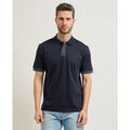 Polos sur Grenoble : Polo BOSS Polo pour homme Parlay avec bordure ray&eacute;e Bleu