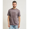 T-shirt BOSS T-shirt Thompson homme &agrave; rayures verticales Violet