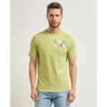 Tee-shirts sur Grenoble : T-shirt K-Way T-shirt homme Odom de avec imprim&eacute; lettrage Vert