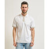 Polo BOSS Polo pour homme Parlay avec bordure ray&eacute;e Blanc