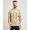 T-shirt BOSS T-shirt Thompson homme &agrave; rayures verticales Beige