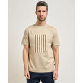 Tee-shirts sur Grenoble : T-shirt BOSS T-shirt Thompson homme &agrave; rayures verticales Beige