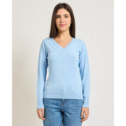 Pull Sette/Mezzo Pull femme Settemezzo col en V