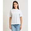 T-shirt Karl Lagerfeld T-shirt femme avec logo encadr&eacute; au dos Blanc
