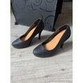 Chaussures escarpins Sans marque Escarpins noir brillant Grenoble