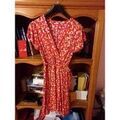 Robes sur Grenoble : Robe courte Sans marque Robe cache c?ur Rouge