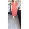 Robe Sans marque Robe femme trap&egrave;ze Orange