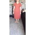 Robes sur Grenoble : Robe Sans marque Robe femme trap&egrave;ze Orange
