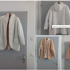 Manteau Sans marque Veste mi-cuisse 'doudou' reversible