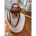 Sacs &agrave; mains sur Grenoble : Sac &agrave; main Sans marque Sac panier seau Beige