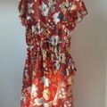 Robes sur Grenoble : Robe courte Sans marque Robe fleurie