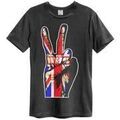 T-shirt Amplified Clothing Union Jack Hand Grenoble