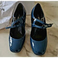 Chaussures d&eacute;contract&eacute;es femme sur Grenoble : Ballerines Sans marque Tr&egrave;s beaux escarpins babies bleus vernis Atelier Mercadal Bleu