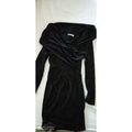Robes sur Grenoble : Robe courte Sans marque Robe velours col ch&acirc;le Noir
