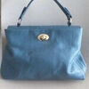 Sac &agrave; main Sans marque Sac cuir Bleu