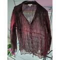 Chemise Sans marque Chemisier de soir&eacute;e Bordeaux Grenoble
