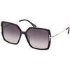 Lunettes de soleil Tom Ford FT1039 JOANNA Lunettes de soleil, Noir/Fum&eacute;e, 59 mm Noir