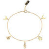 Bracelets Les Georgettes Bracelet Les Cadettes dor&eacute; pampilles mystiques Jaune