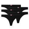 Strings Tommy Hilfiger PACK THONG X5 Noir
