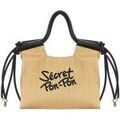 Sac &agrave; main Secret Pon Pon Handbag RODEO-BASKET Beige Grenoble