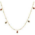 Colliers sur Grenoble : Collier Les Georgettes Collier Les Cadettes dor&eacute; pampilles Jaune