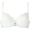 Rembourr&eacute;s Brigitte Bardot Soutien-gorge coques moul&eacute;es ivoire Guinguette Blanc