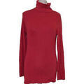 Pull sur Grenoble : Sweat-shirt Cache Cache Pull col roul&eacute; Taille 38 / M Rouge multicolor