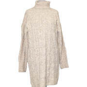 Pull Kiabi Pull col roul&eacute; Taille 36 / S Beige multicolor