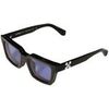Lunettes de soleil Off-White OW9000 CLIP ON Lunettes de soleil, Noir/Bleu clair, 50 mm