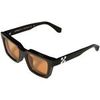 Lunettes de soleil Off-White OW9000 CLIP ON Lunettes de soleil, Noir/Orange, 50 mm