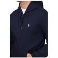 Sweat-shirt Ralph Lauren Sweatshirt zipp&eacute; &agrave; capuche bleu marine Bleu