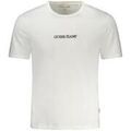 T-shirt Guess T-shirt Slim Logo Brod&eacute; blanc Blanc Grenoble