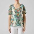 T-shirt Roberto Cavalli 80PAHE02T-SHIRTGIROCOLLOFANTASIATROPICALE Grenoble