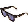 Lunettes de soleil Off-White OW1052 BERKELEY Lunettes de soleil, Havana/Bleu clair, 57 mm