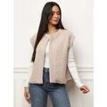 Gilets sur Grenoble : Gilet La Modeuse Gilets, cardigans pour femme - Beige -