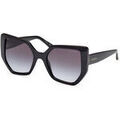 Lunettes de soleil Guess GU00154 Lunettes de soleil, Noir/Fum&eacute;e, 55 mm Noir
