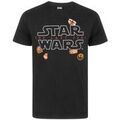 Tee-shirts sur Grenoble : T-shirt Disney Badges T-shirt &agrave; manches courtes Noir