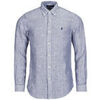 Chemise Polo Ralph Lauren CHEMISE RAYEE COUPE DROITE EN LIN