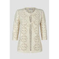 Gilets sur Grenoble : Gilet Enorsia Cardigan en tricot avec n?ud devant pour femmes Blanc