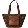 Sac &agrave; main Mac Alyster Sac porte epaule Ref 68013 Leopard 46* Marron