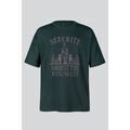 T-shirt Enorsia T-shirt homme &eacute;pais oversized Vert Grenoble