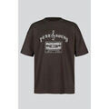 Tee-shirts sur Grenoble : T-shirt Enorsia T-Shirt Homme Oversize &Eacute;pais Marron