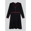 Robe courte Enorsia Robe en jersey midi à col en V pour femme Noir Robe courte Enorsia Robe en jersey midi à col en V pour femme Noir Grenoble