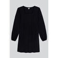 Robes sur Grenoble : Robe courte Enorsia Robe mini femme en jersey &agrave; col carr&eacute; Noir