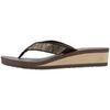 Tongs Isotoner Tongs femme Ref 59978 Chocolat