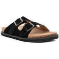 Mules Sergio Moretti black casual open slippers Grenoble