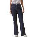 Pantalons sur Grenoble : Jeans Daxon by - Jean bas &eacute;vas&eacute; stature +1.60m Bleu