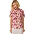 Chemises sur Grenoble : Chemise Daxon by - Chemisier fluide manches courtes
