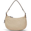 Sac a main Liu Jo Sac port&eacute; &eacute;paule format moyen jacquard Beige