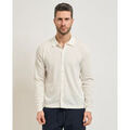 Gilet Sette/Mezzo Pull homme en coton mélangé avec boutons Blanc Gilets sur Grenoble : Gilet Sette/Mezzo Pull homme en coton mélangé avec boutons Blanc